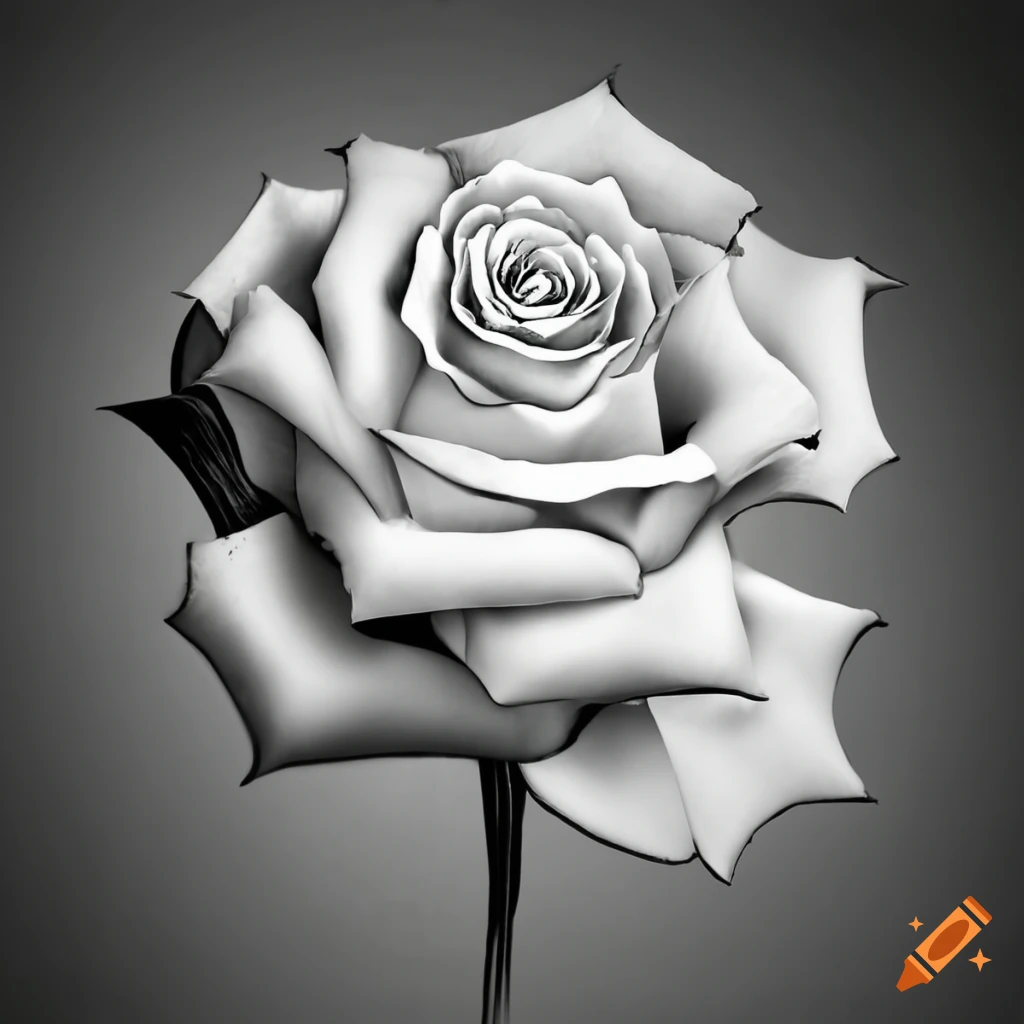 Buy Dark Red Rose Tattoo White Background Download High Resolution Digital  Art PNG Transparent Background Printable SVG Tattoo Stencil Online in India  - Etsy