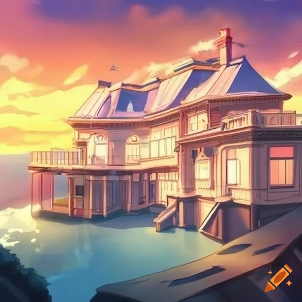 House ( Anime Background Study ) by ombobon on DeviantArt