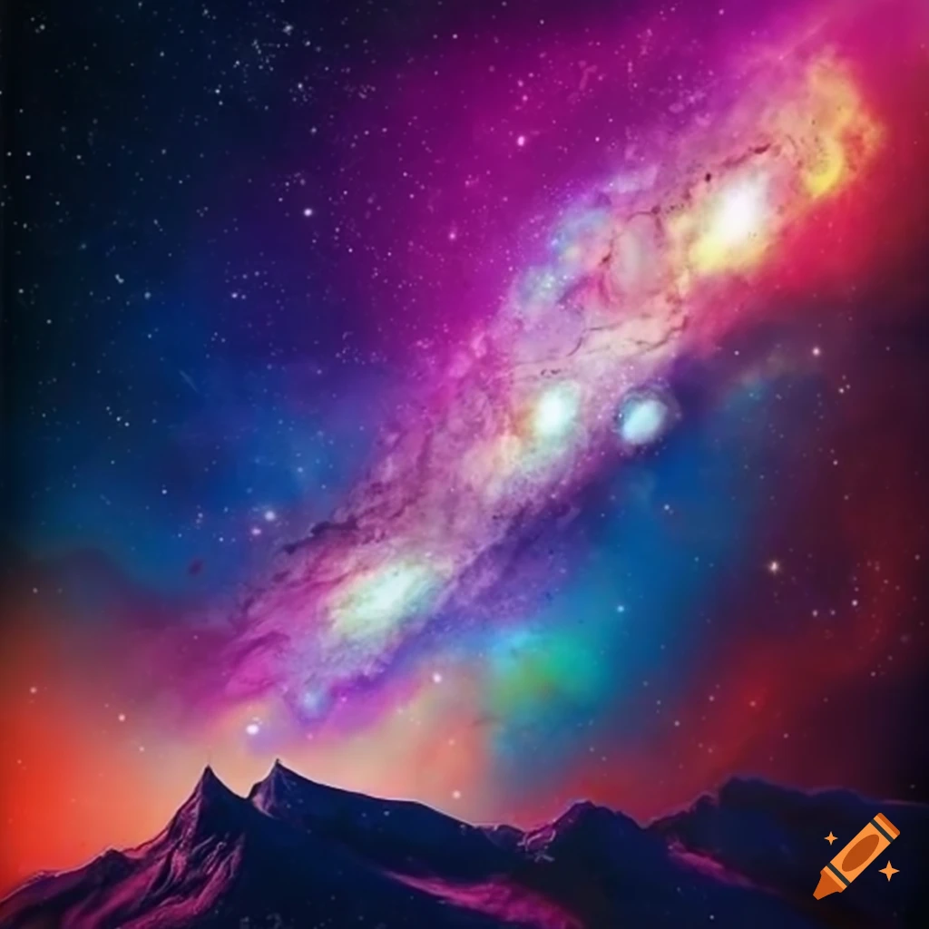 vintage-sci-fi-book-cover-with-colorful-galaxy-on-craiyon