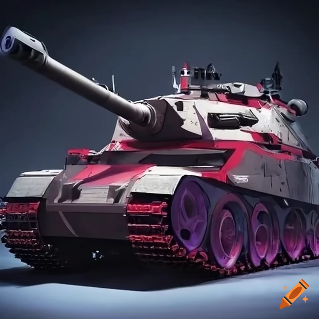 customized tank at the Merguez Tuning Show