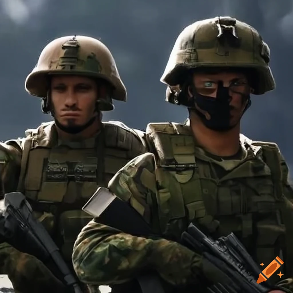 image of military exercises in a Latino country