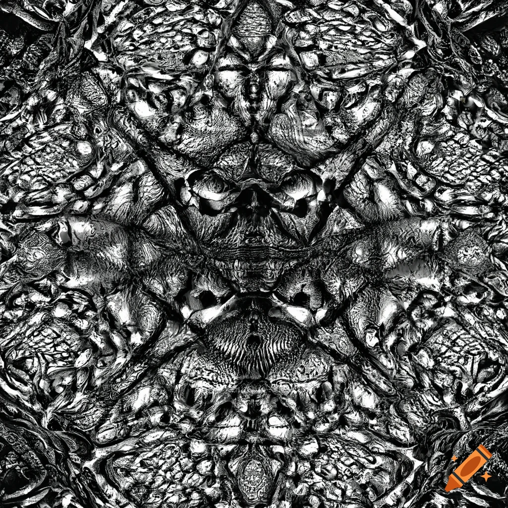 abstract black and white lattice pattern