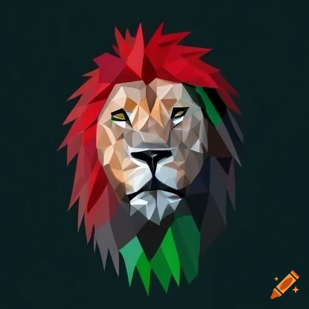 Geometric Lion In Palestine Flag Colors On Craiyon geometric-lion-in-palestine-flag-colors-on-craiyon