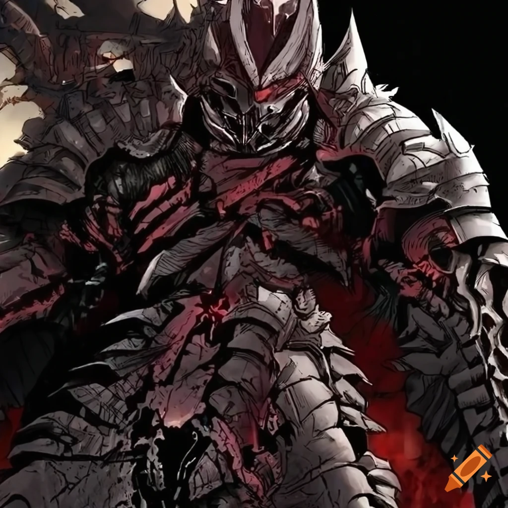 Goblin slayer from the anime goblin slayer, anime style drawing by
