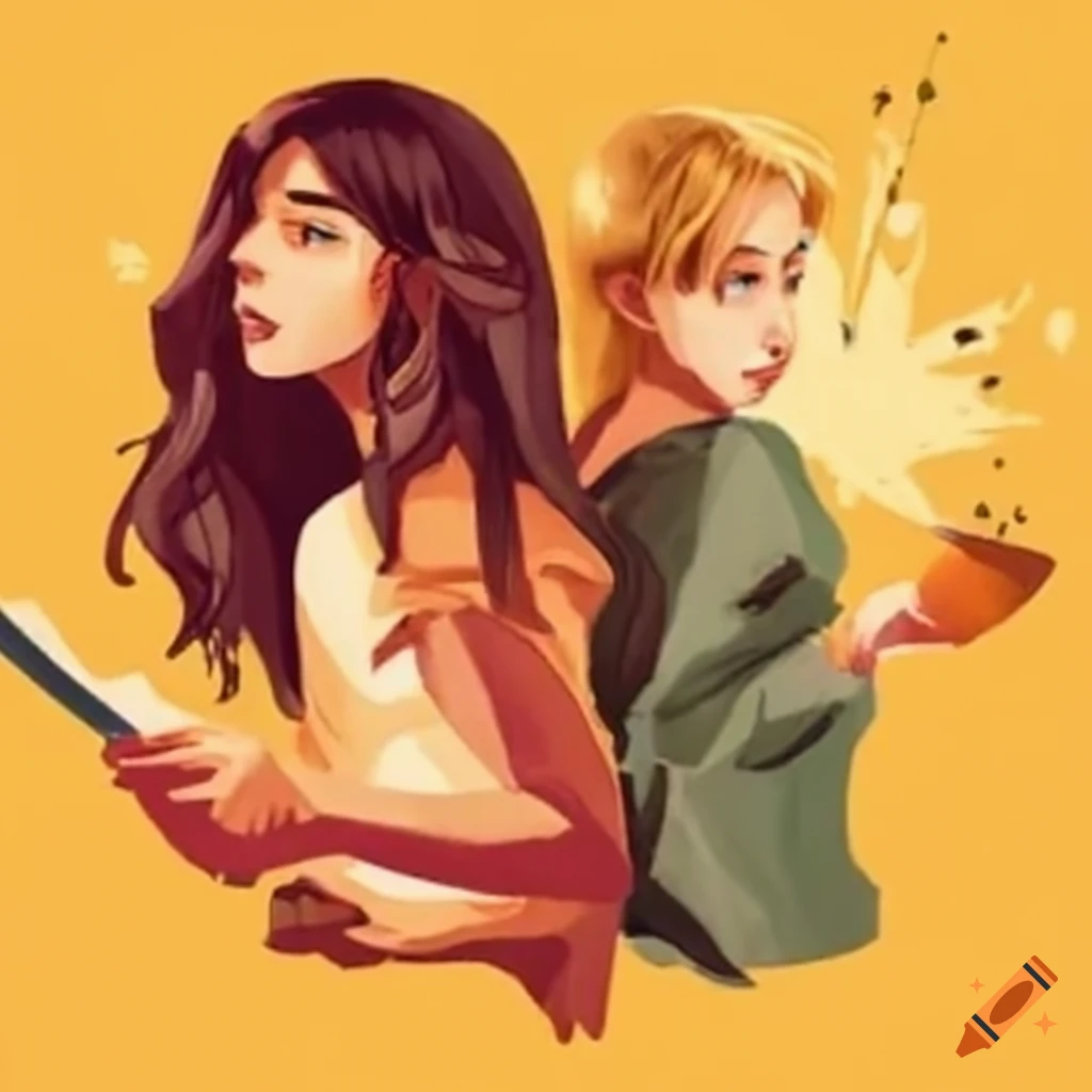 friends engaged in a poetry battle