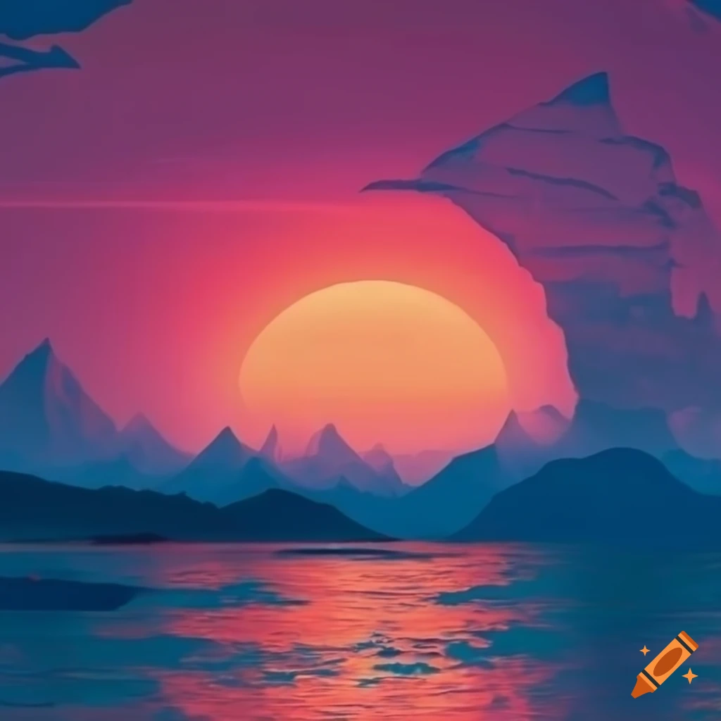 Epic sunset wallpaper