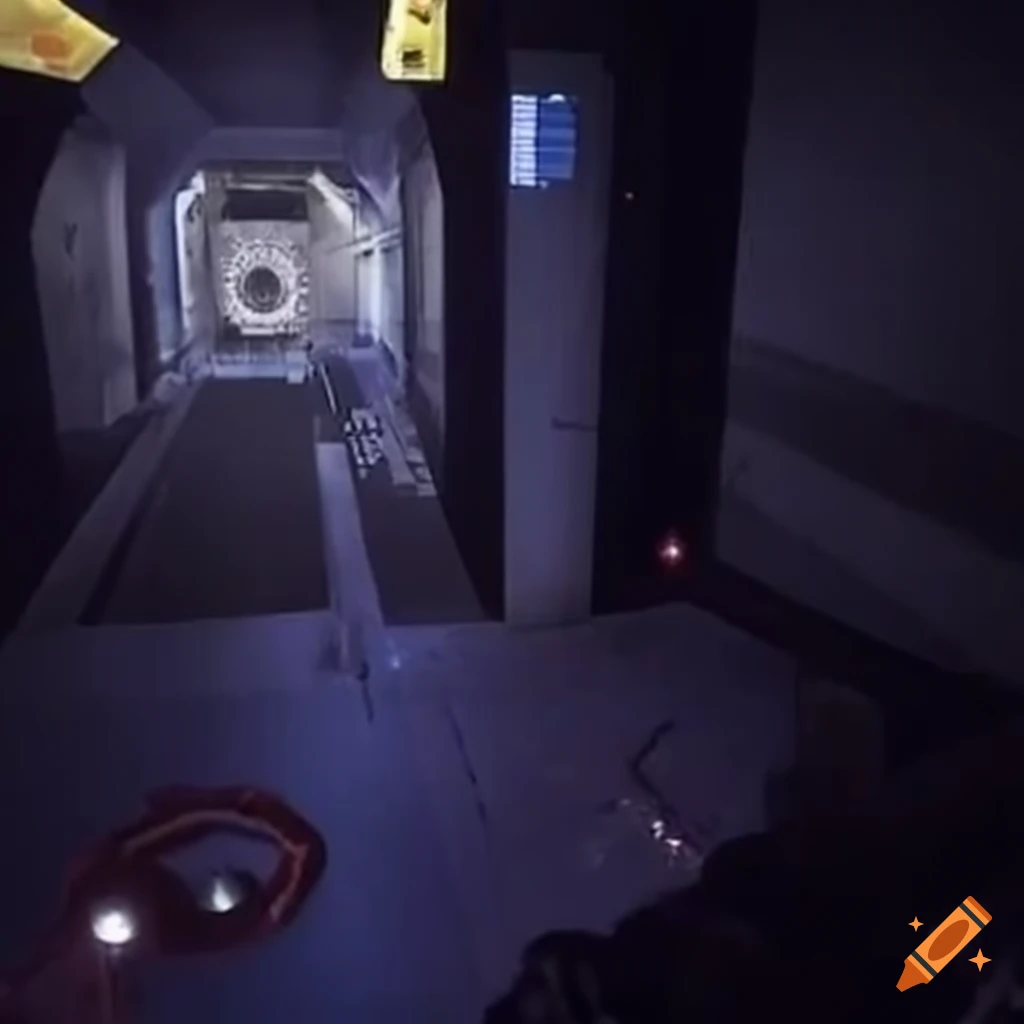image of a dangerous shipping system with a portal