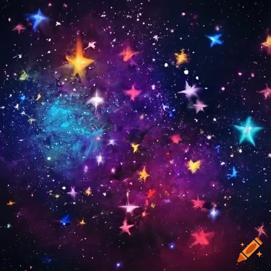 Colorful Space Art With Countless Stars On Craiyon