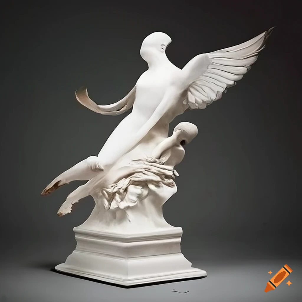 White dove sculpture by Antonio Canova on Craiyon
