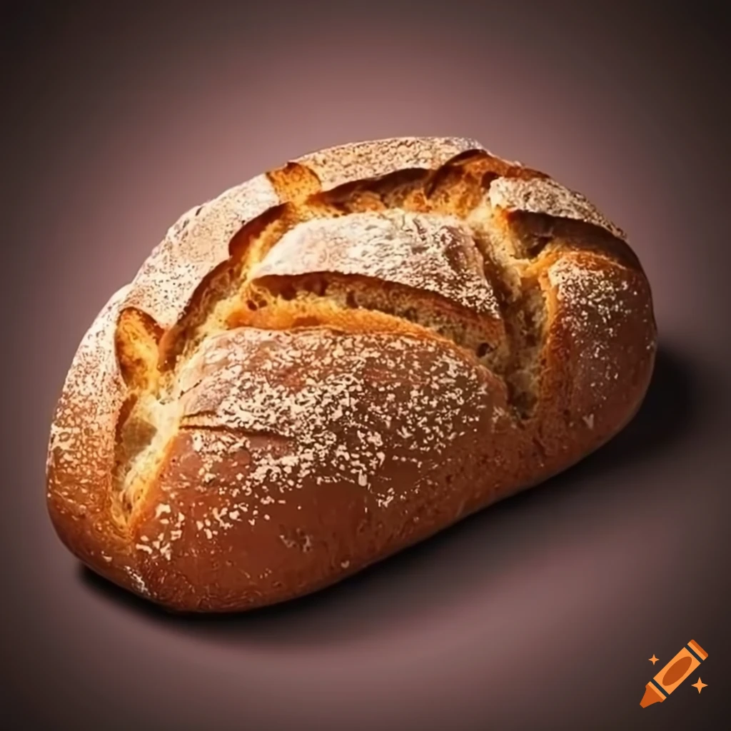 Slice of bread with knife on Craiyon