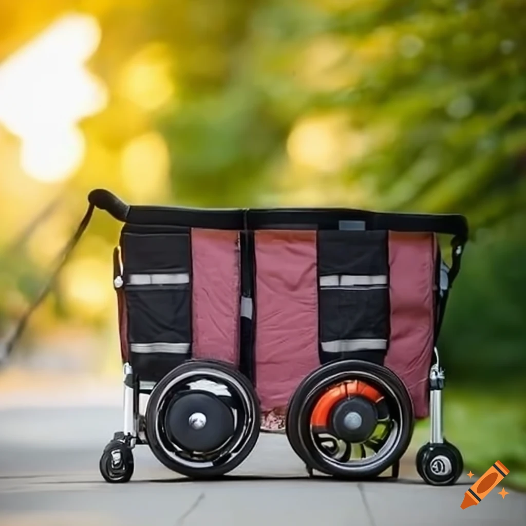 convertible stroller with storage compartment