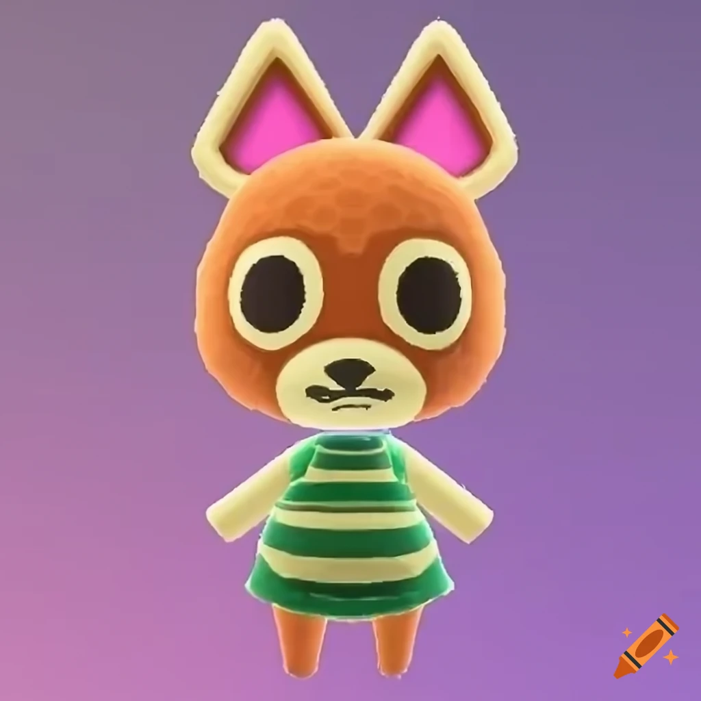 Animal crossing villager character on Craiyon