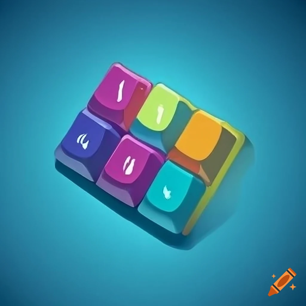 colorful-keyboard-with-floating-inspirational-words-on-craiyon