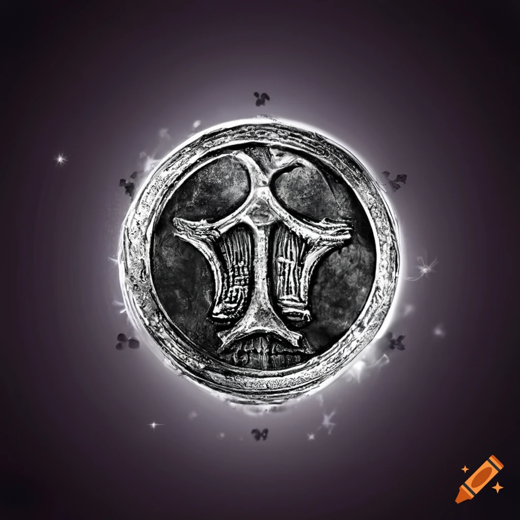 detailed virgo zodiac sign medal