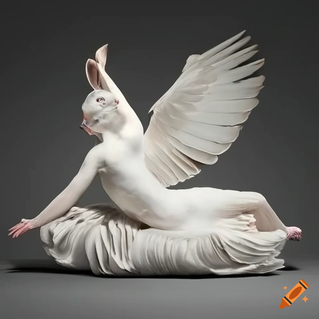 sculpture of white doves by Antonio Canova