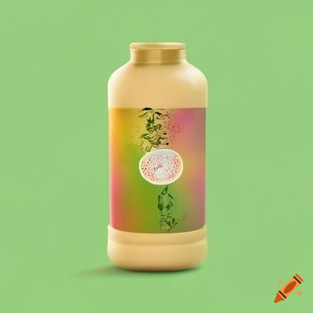 label design for 100% natural organic deodorant