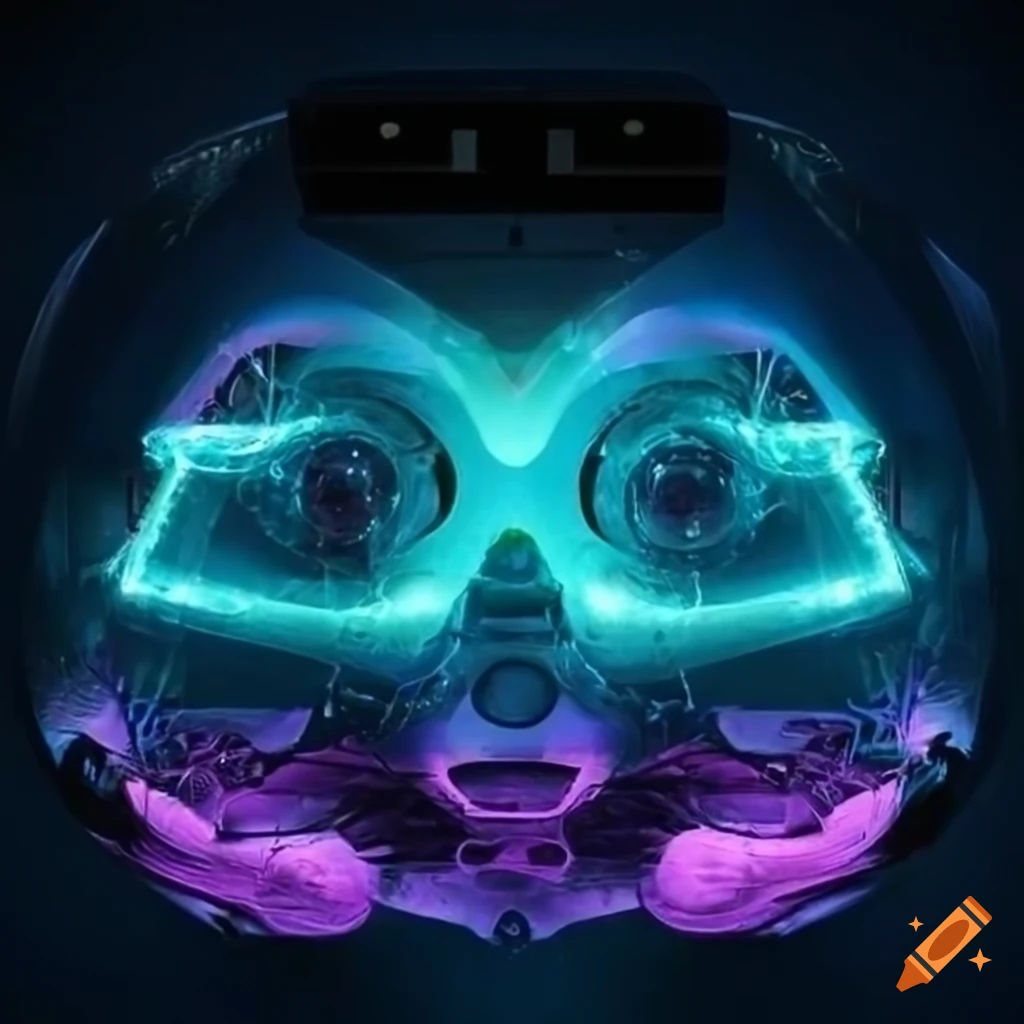 glowbox with retrofuturistic design