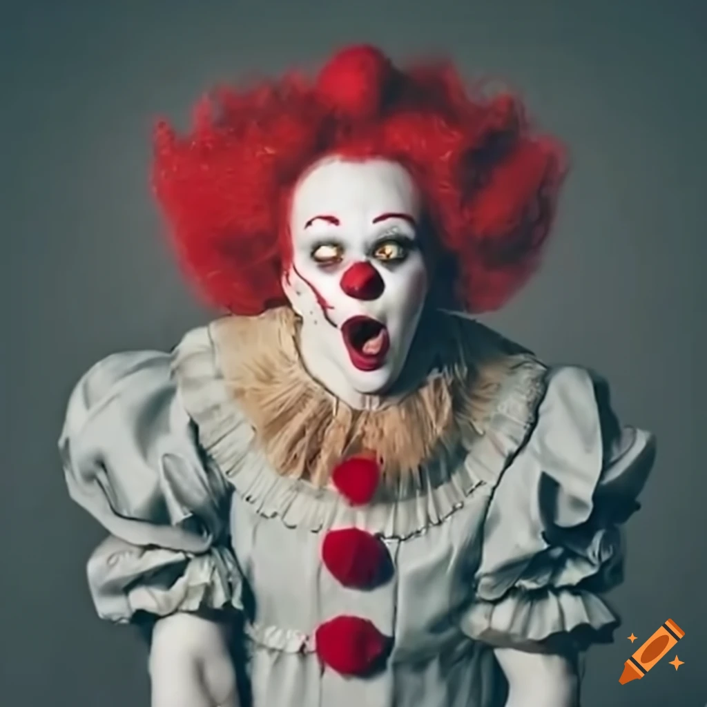 shocked and appalled Pennywise the clown