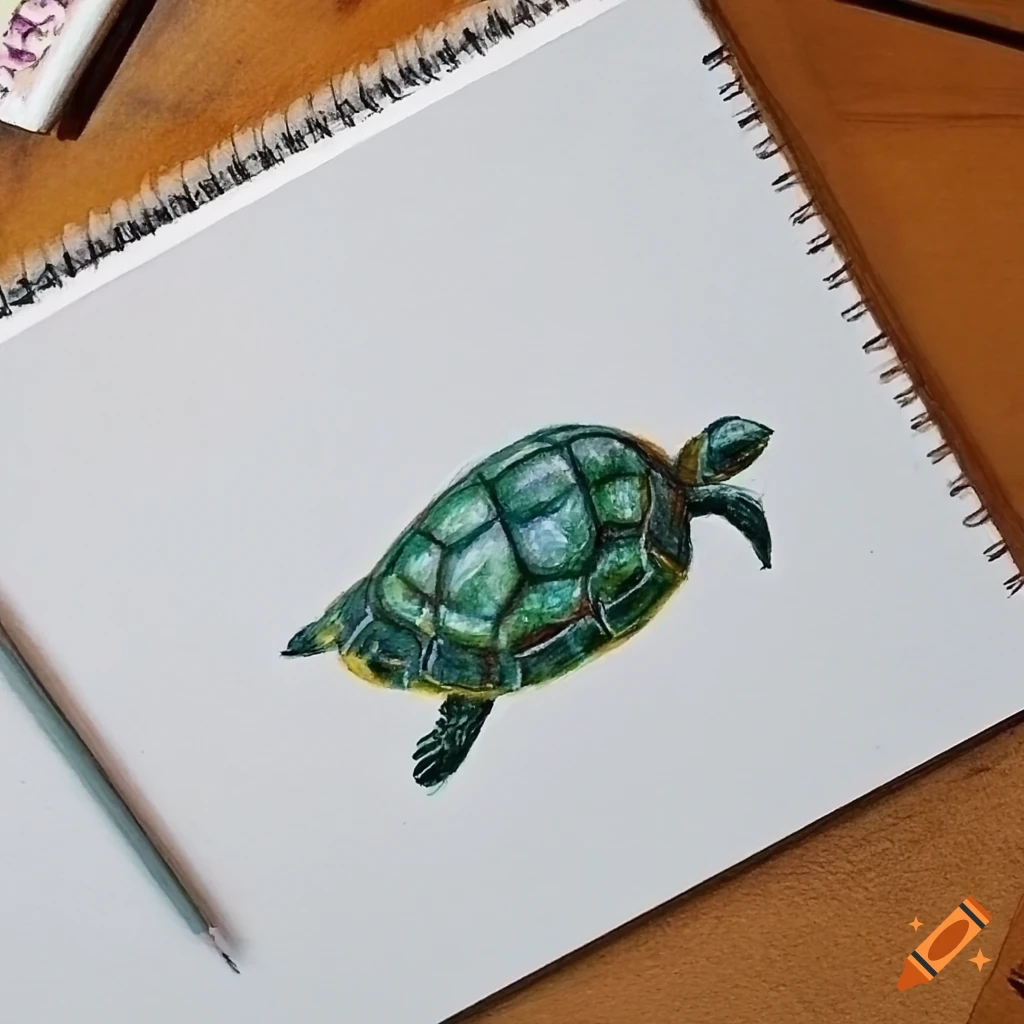 Turtle. - by Artymartin - Secret Art School