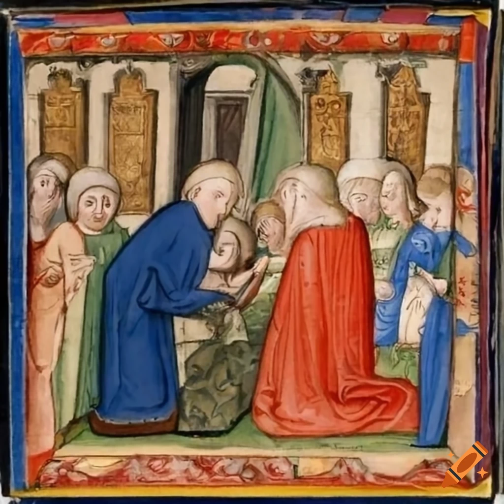 Medieval Funeral Procession On Craiyon