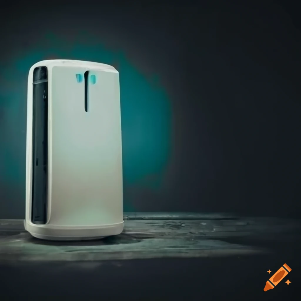dehumidifier in a basement
