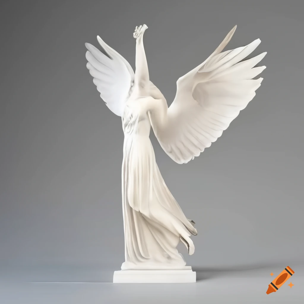 Sculpture of white doves by Antonio Canova on Craiyon