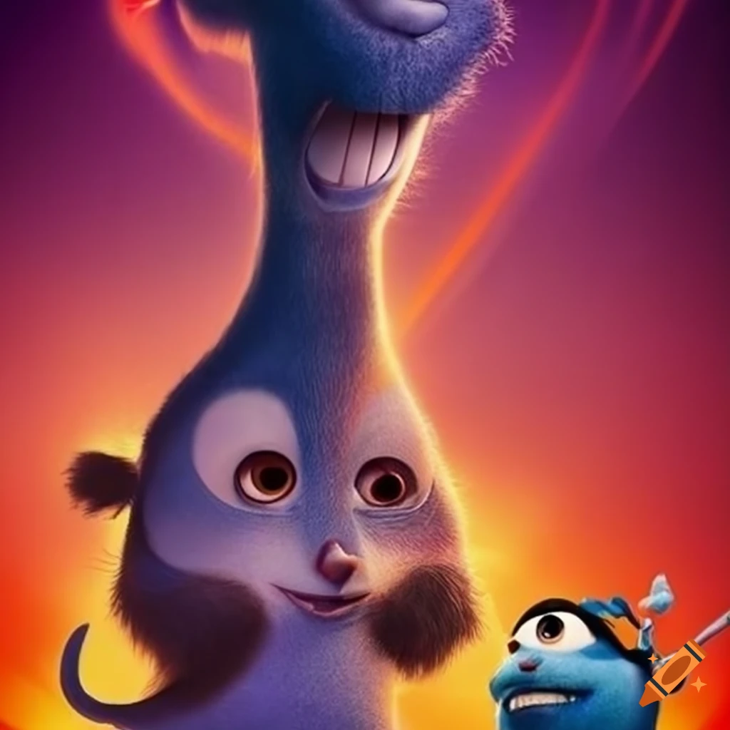 Disney pixar movie posters with titles on Craiyon