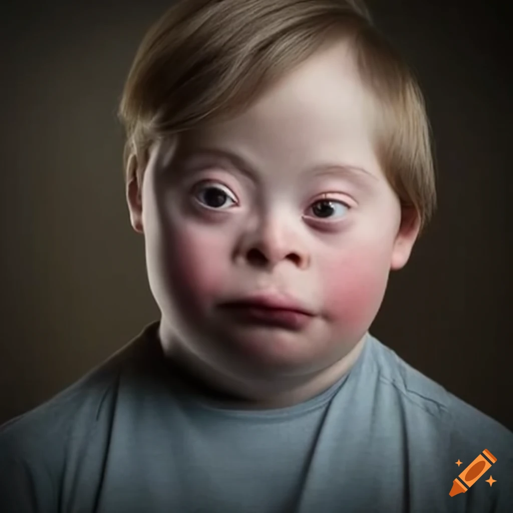 Movie poster of the film 'eugene' about a boy with down syndrome on Craiyon