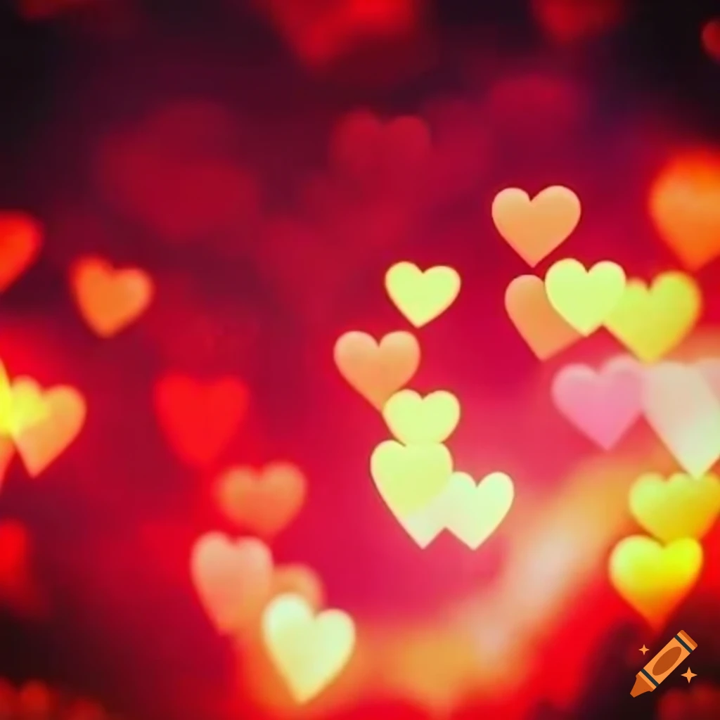Bright And Colorful Artwork With Hearts On Craiyon