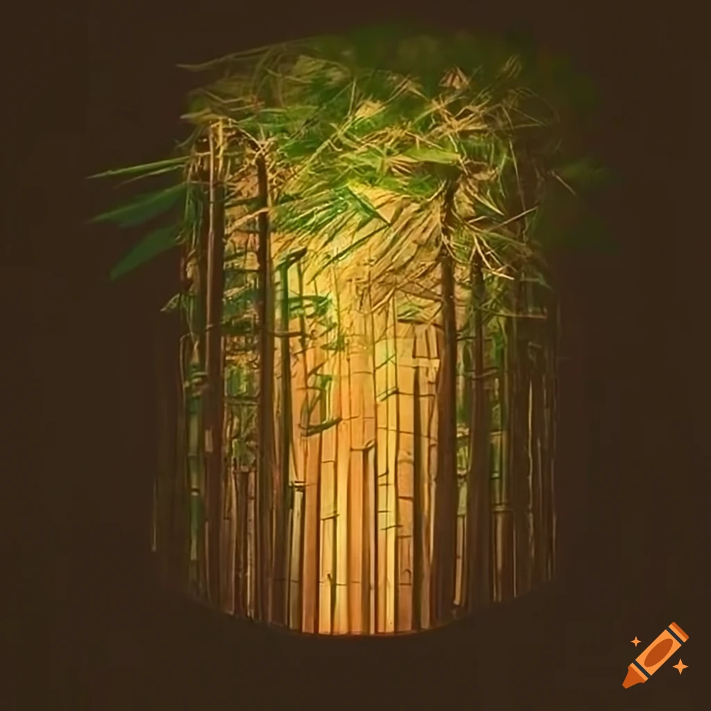 logo representing bamboo growth and sustainability