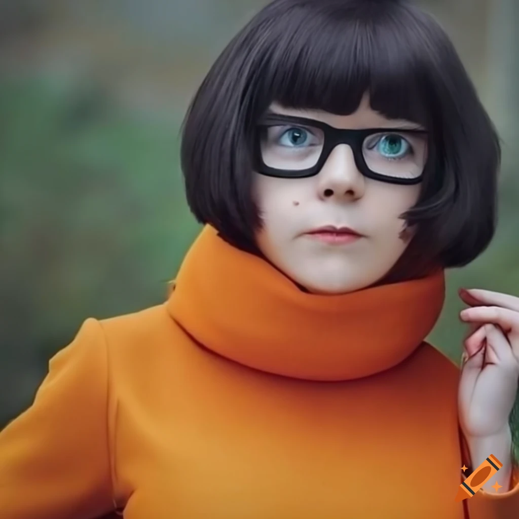 Photo of a velma dinkley cosplay on Craiyon