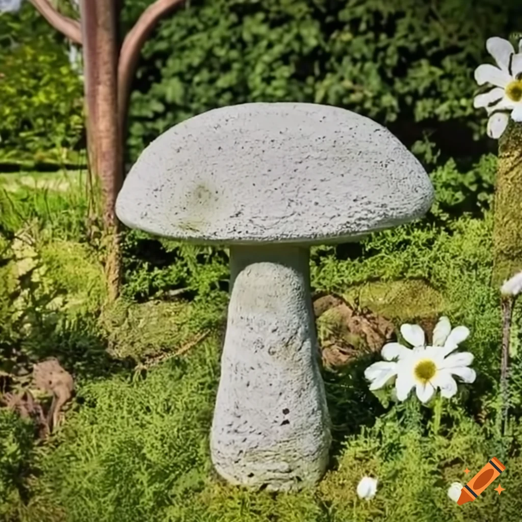 concrete-mushroom-in-a-beautiful-flower-garden-on-craiyon