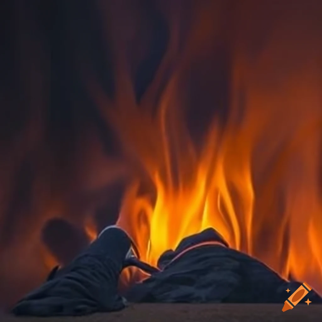 Image of burning rubber on a race track