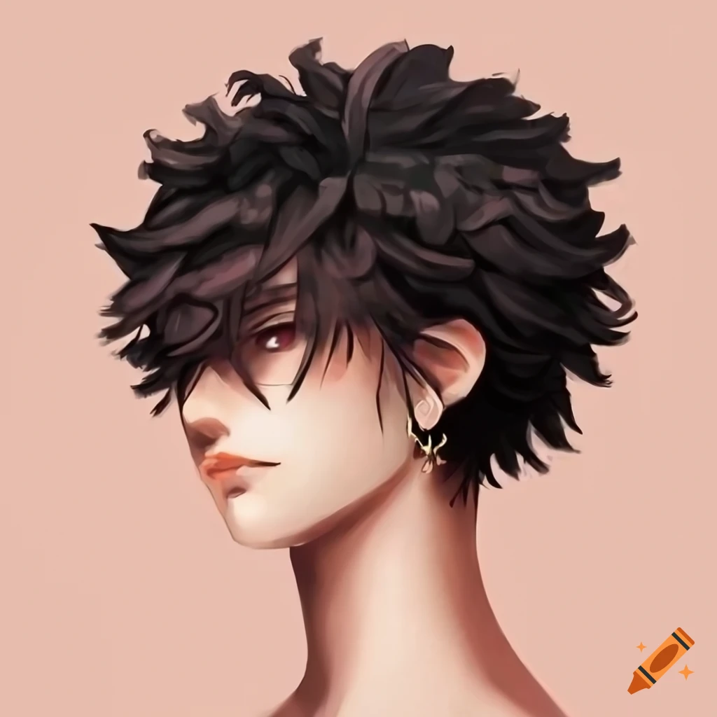 anime hair】Hairstyle of darkness characters