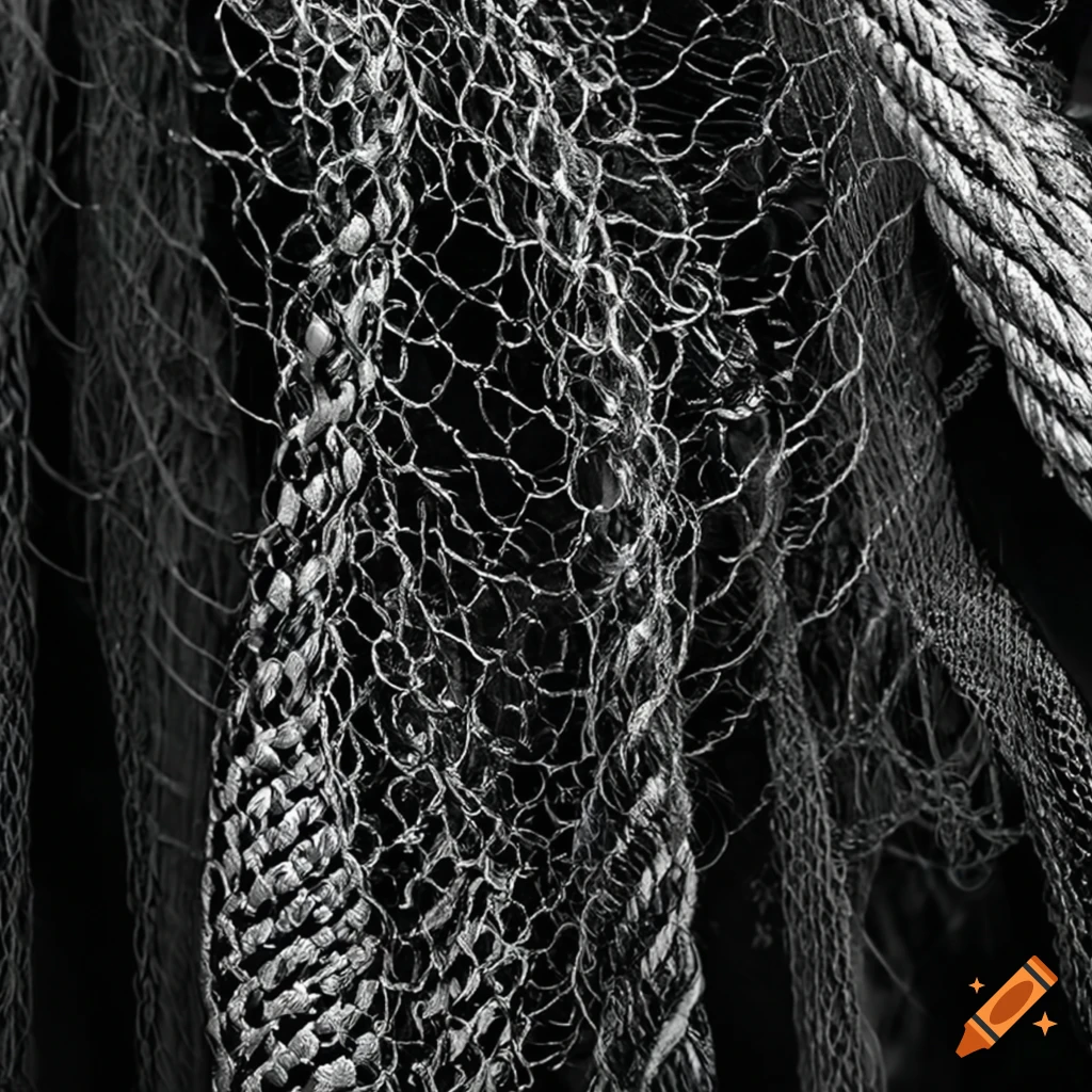 Black Fishing Net 