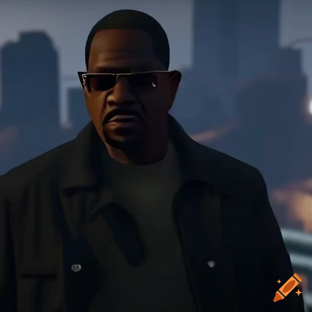 Martin Lawrence in LSPD uniform from GTA 5