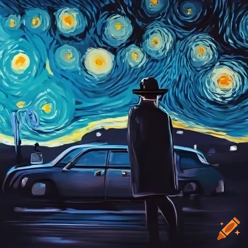 Man Talking To Taxi Driver In Starry Night Style On Craiyon Man Talking To Taxi Driver In Starry Night Style On Craiyon