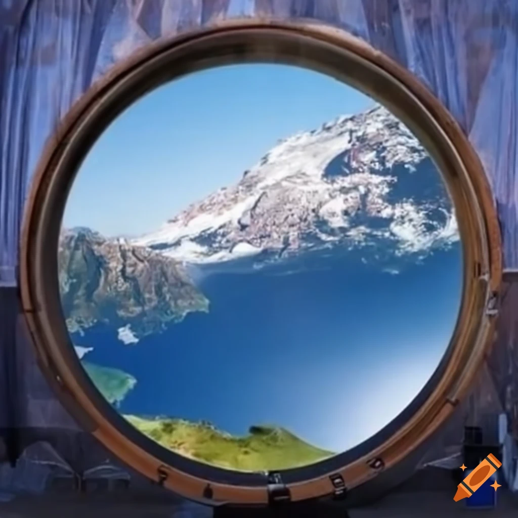 reflection of the giant mirror on earth