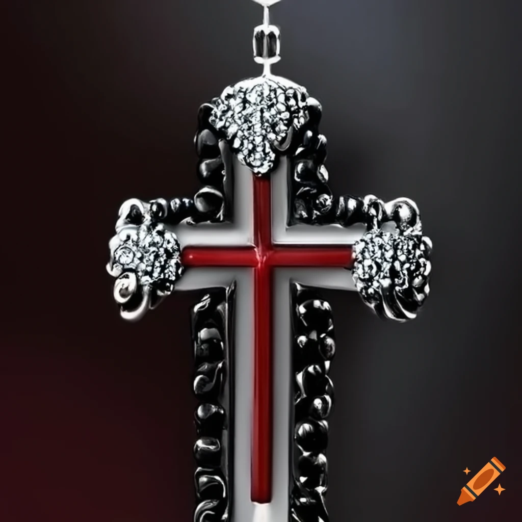 Garnet 925 Sterling Silver Red Gemstone Cross Pendant, 2.21 Gms (approx.)  at Rs 610/piece in Jaipur