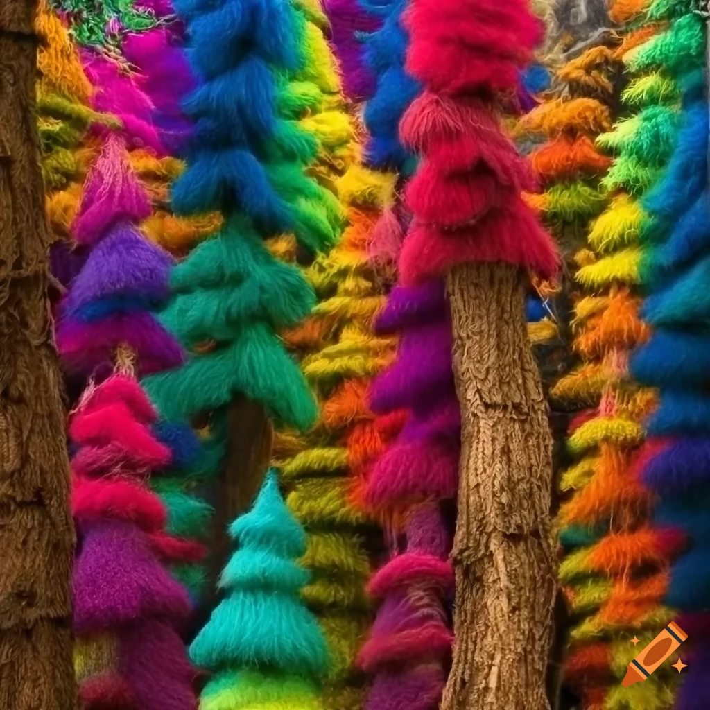 Wool Feather Trees