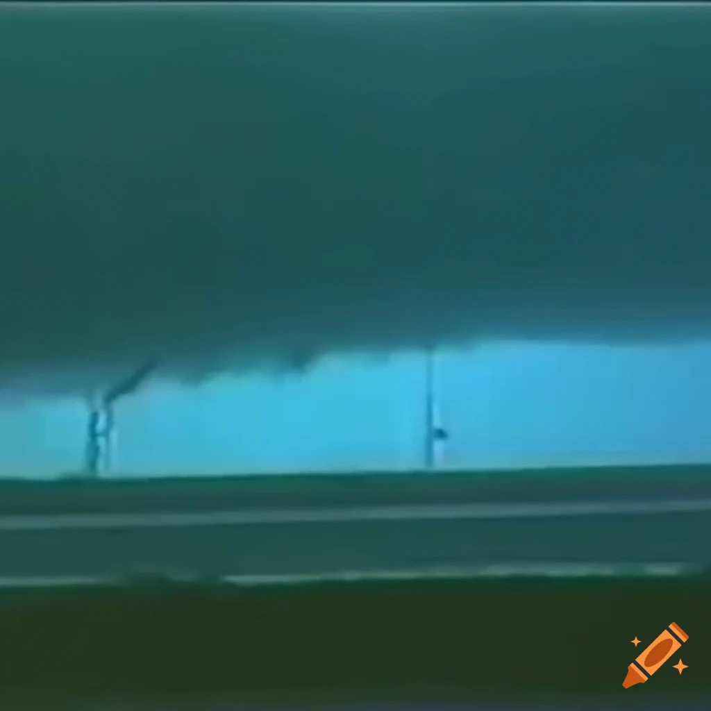 Vhs Footage Of Drizzling Rain In South Carolina October 29 1988 On 