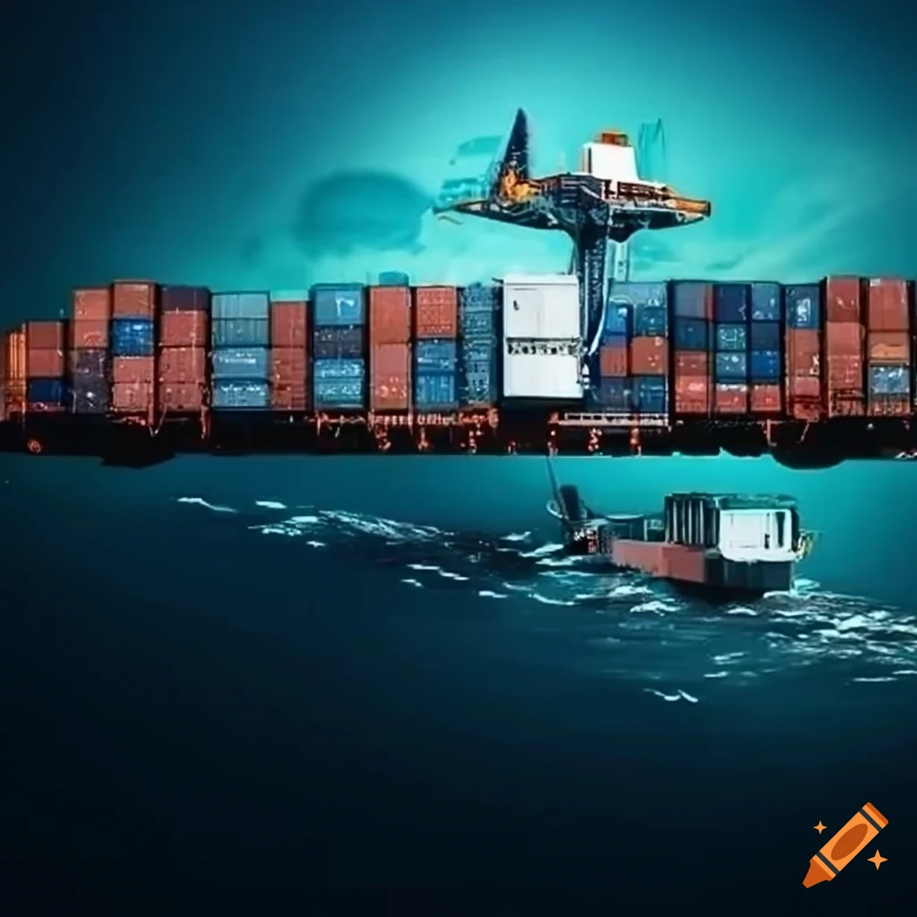 Freight Forwarder Working On A Computer On Craiyon