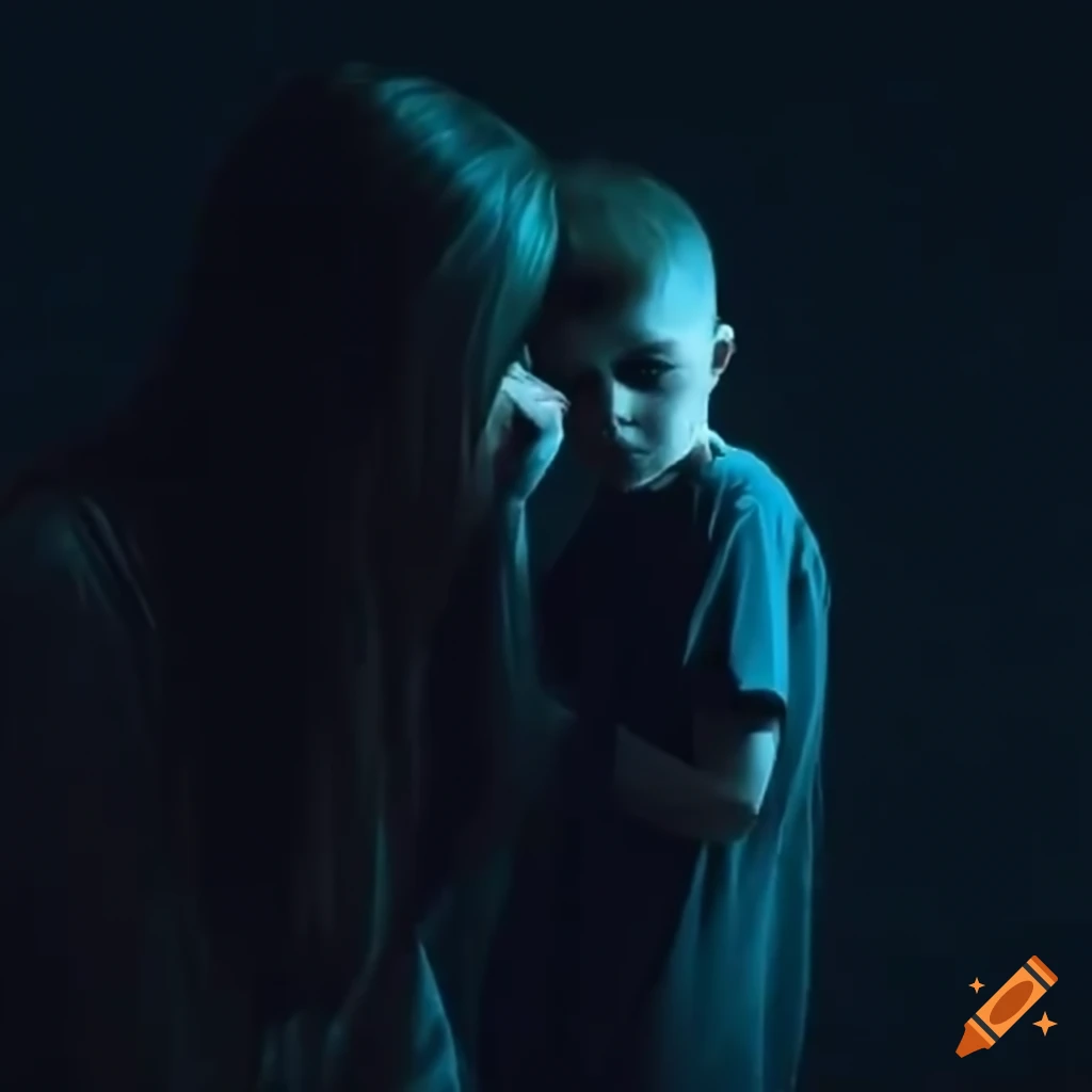 devastating scene with a grieving family