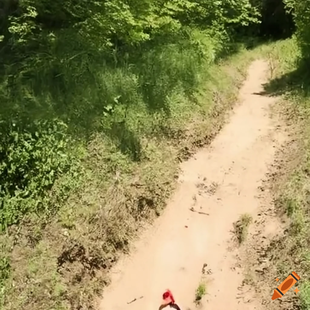 young girl digging a ditch