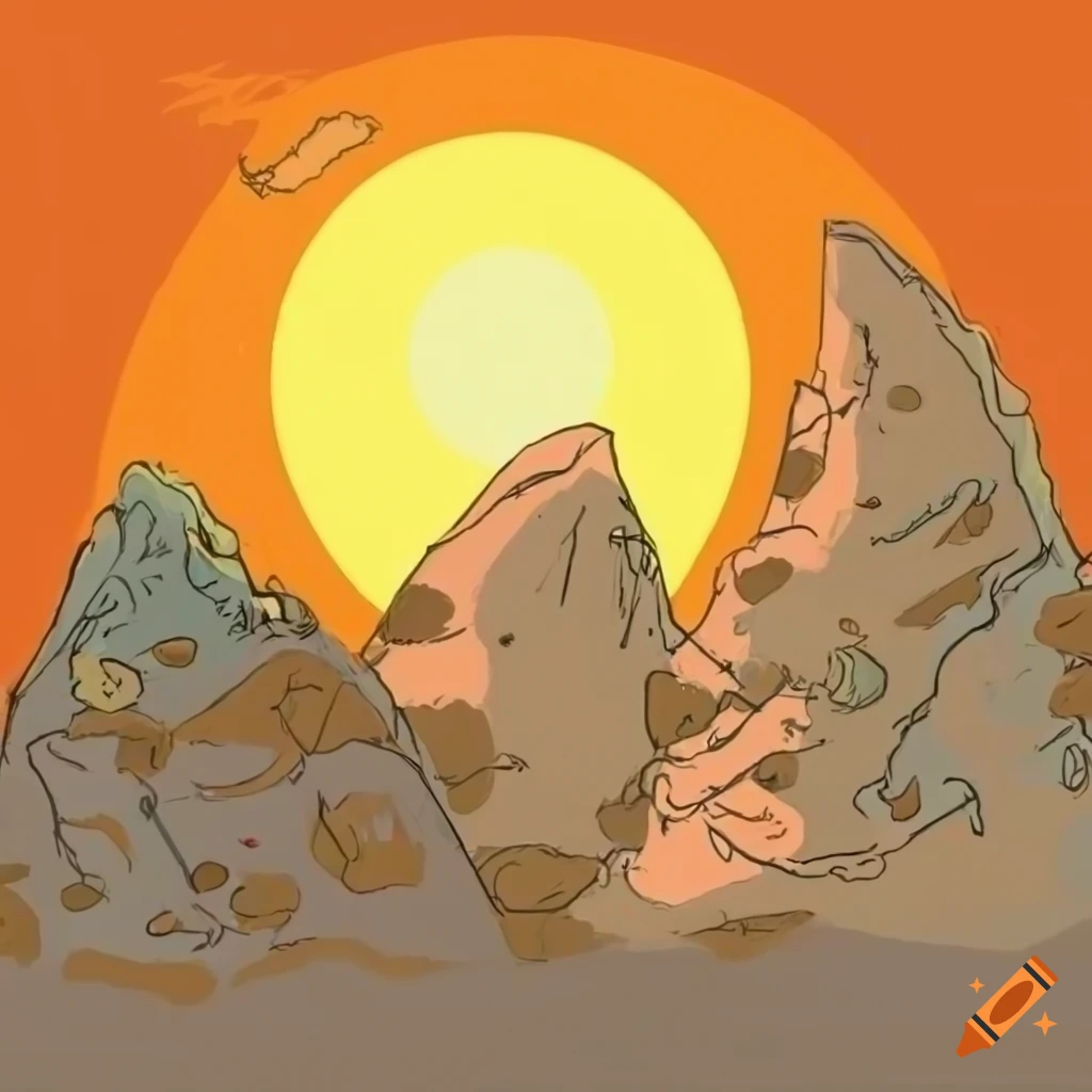 Sketch Of A Junk Mountain Under Setting Sun On Craiyon sketch-of-a-junk-mountain-under-setting-sun-on-craiyon