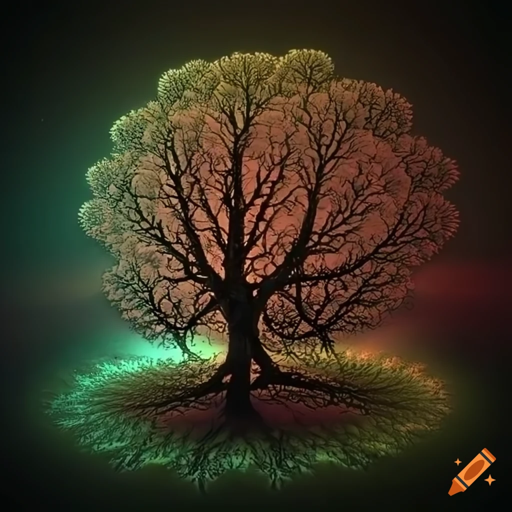 fractal tree artwork