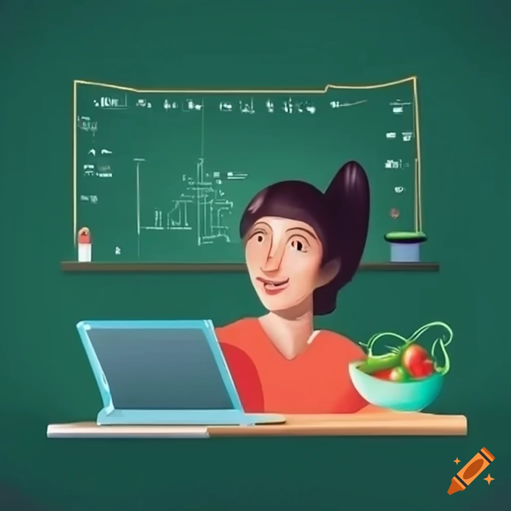 Humorous Image Of A Teacher Teaching Computing To Vegetables On Craiyon humorous-image-of-a-teacher-teaching-computing-to-vegetables-on-craiyon