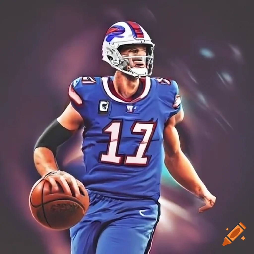 Josh Allen Playing For The Miami Heat On Craiyon josh-allen-playing-for-the-miami-heat-on-craiyon