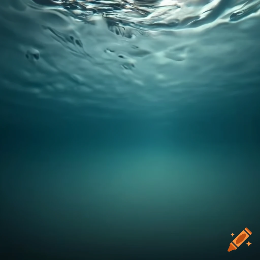 surreal underwater scene