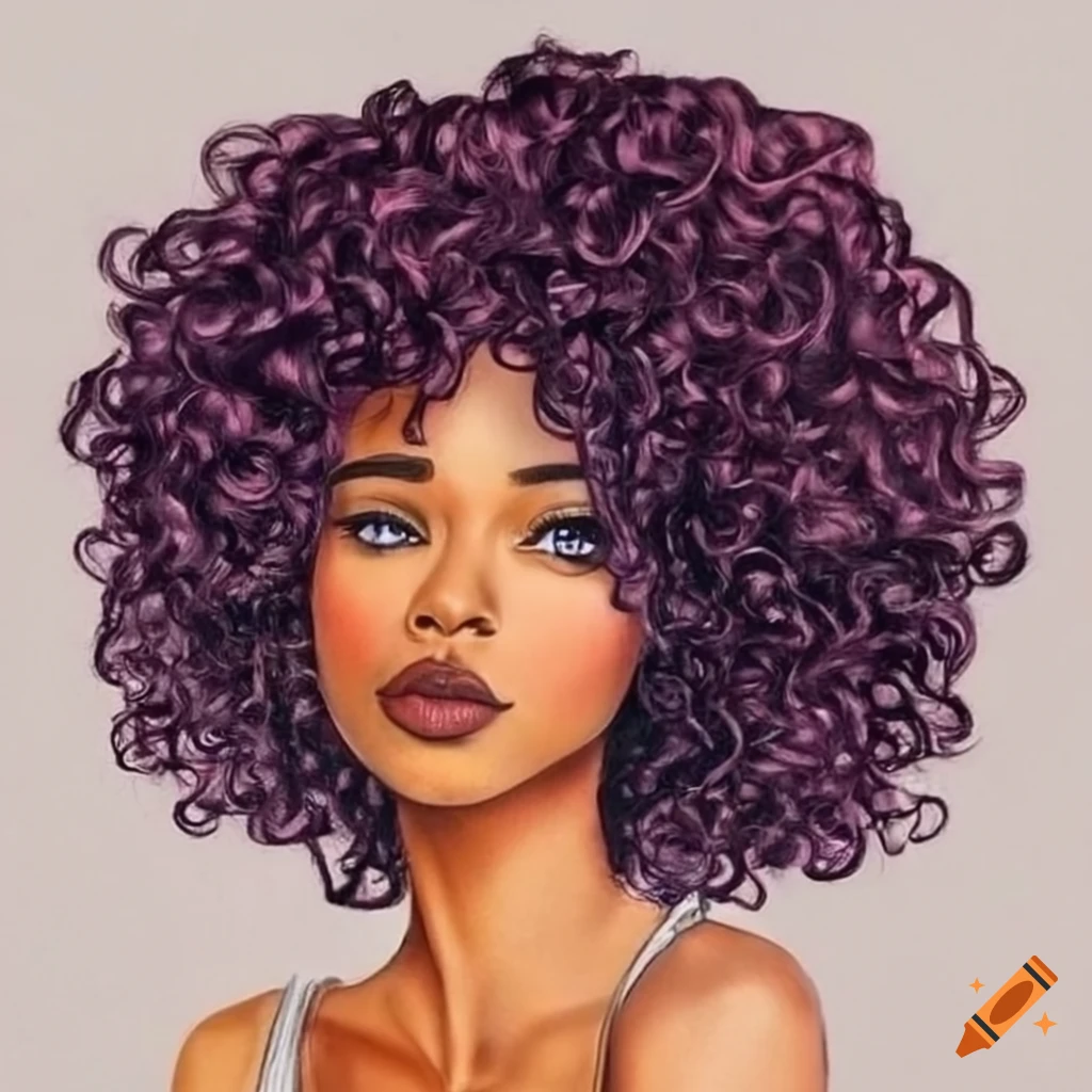 picture of tight curly hair
